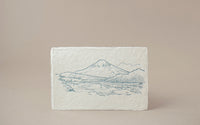 活版印刷はがき 富士山｜山梨・西嶋の手漉き和紙