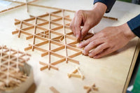 加茂組子 組み立て作業