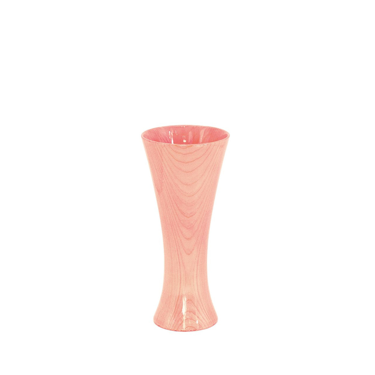 シャンパンフルート ピンク―桜色の一客を正面から